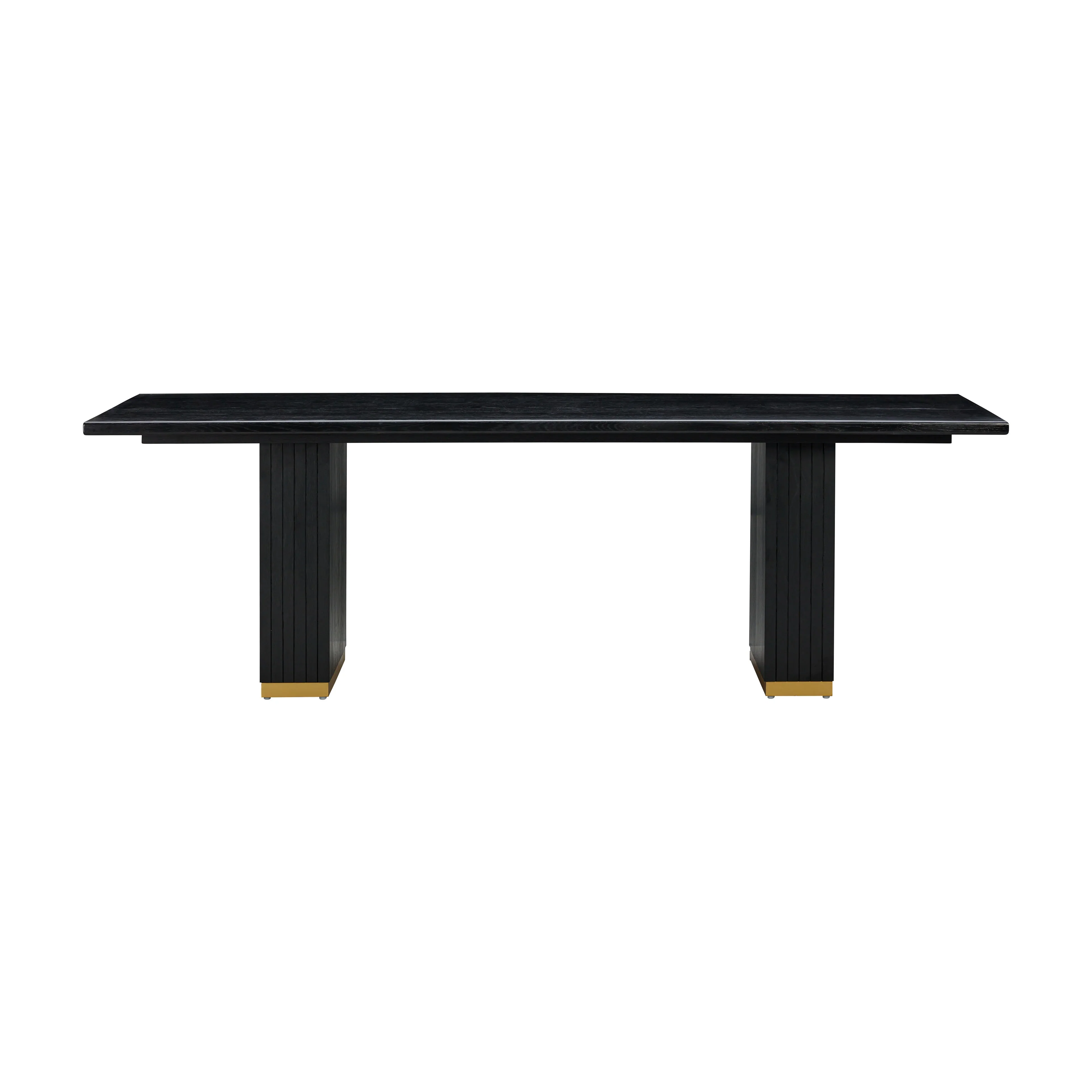 Chelsea 96" Oak Wood Rectangular Dining Table - Image 10