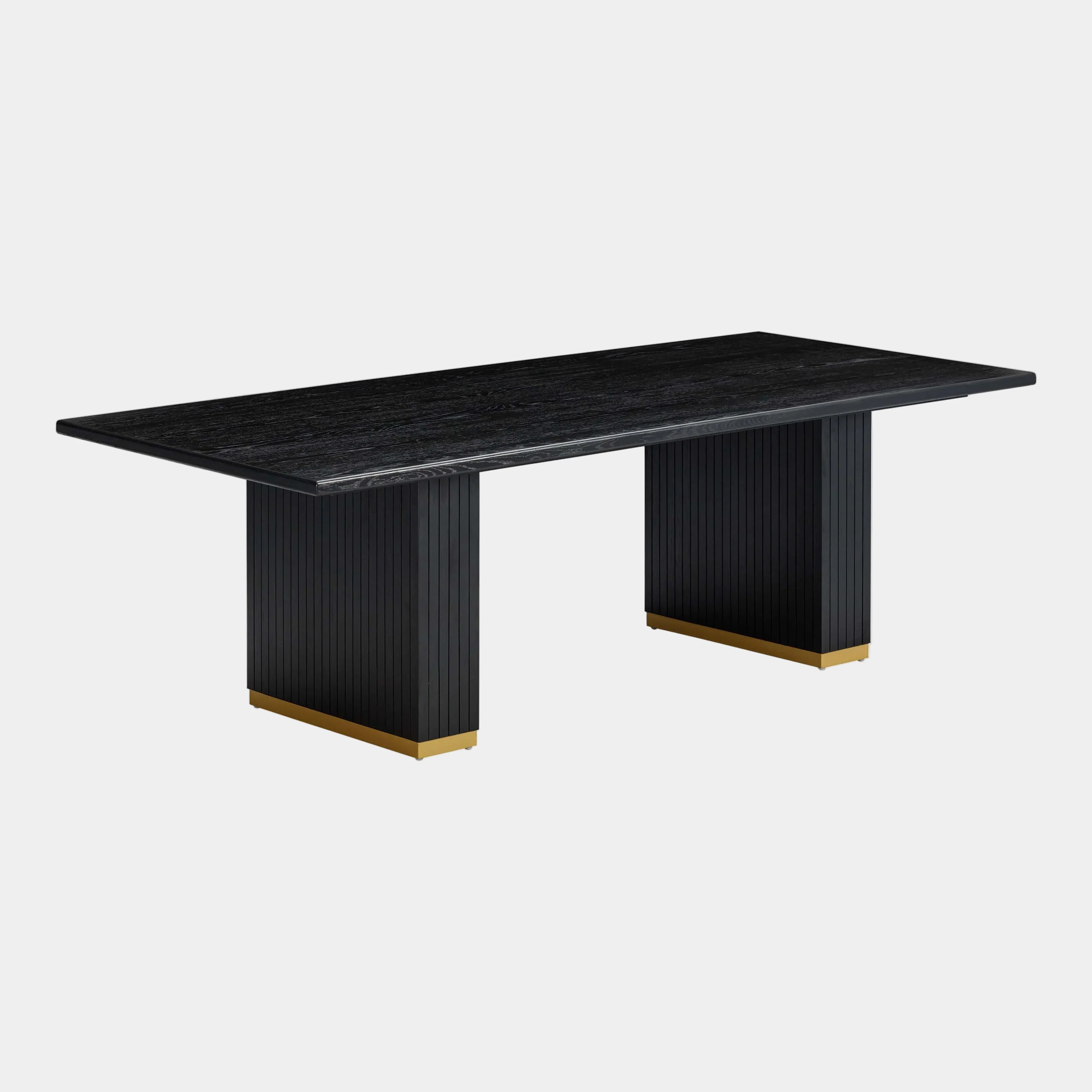 Chelsea 96" Oak Wood Rectangular Dining Table - Image 8