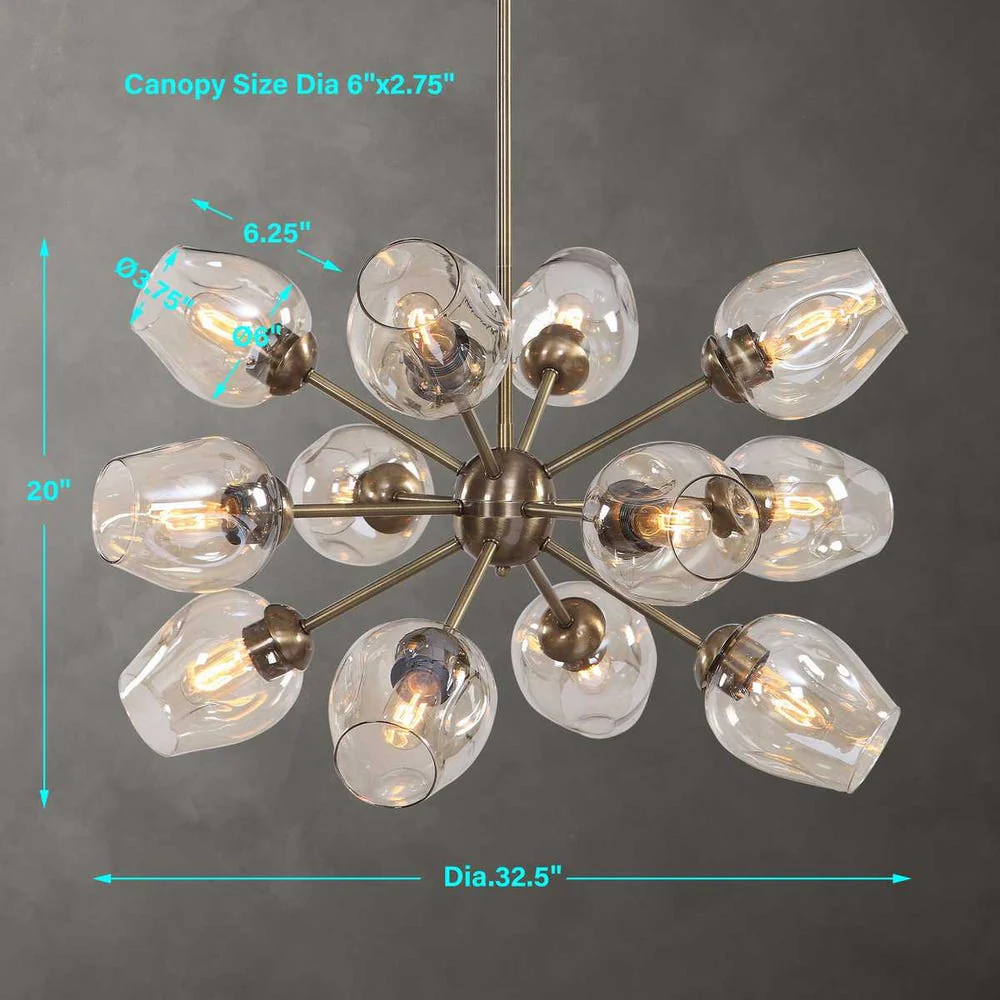 Chet, 12 Lt Chandelier - Image 9
