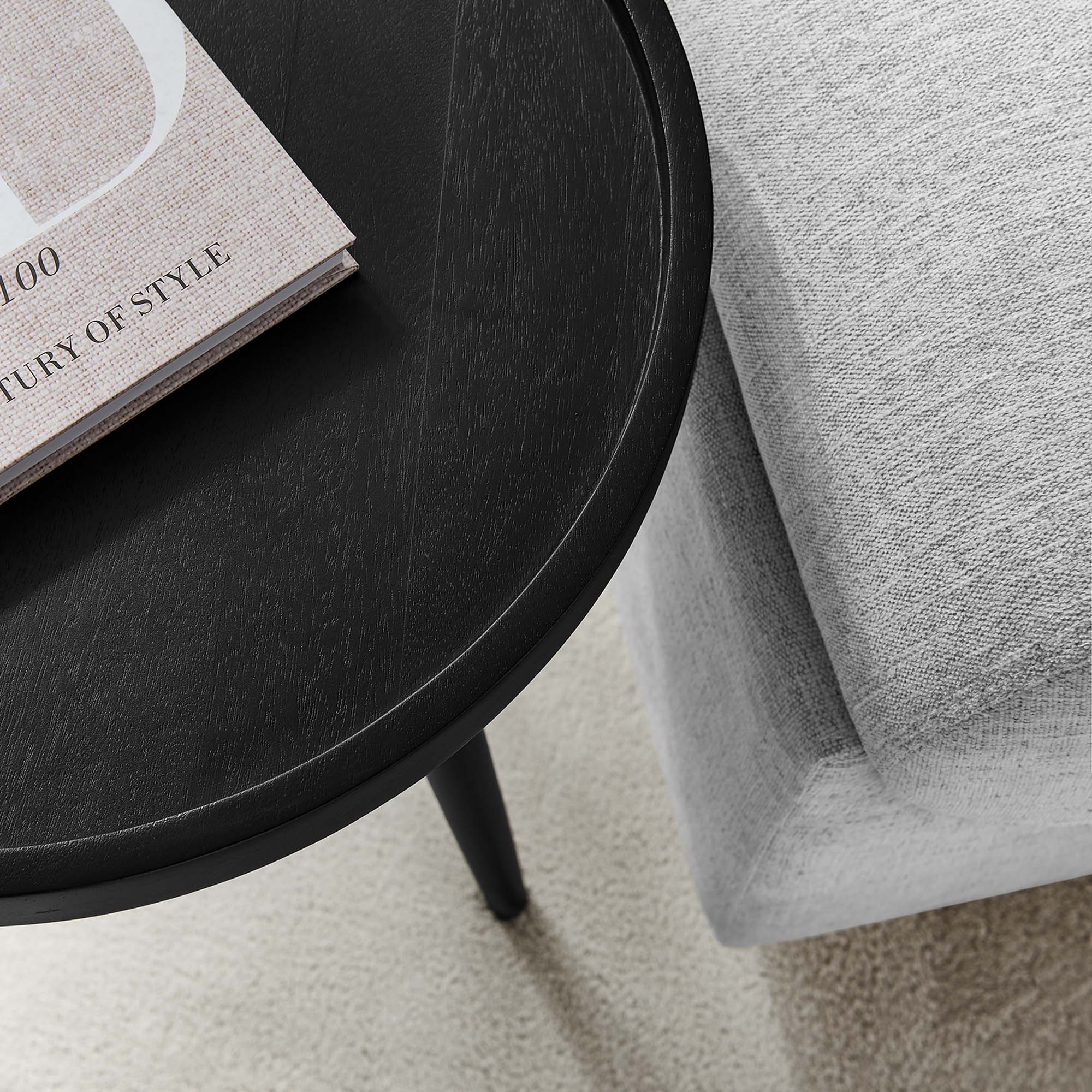 Chiro Round Wood Side Table - Image 11
