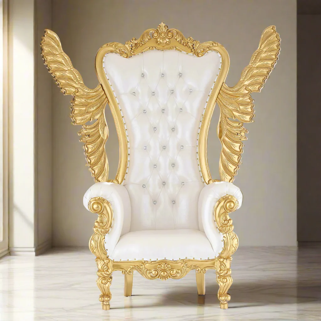 Chloe Throne Chair - Butterfly Wings - Image 5