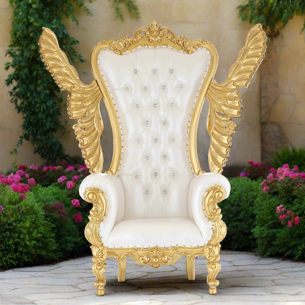 Chloe Throne Chair - Butterfly Wings - Image 7