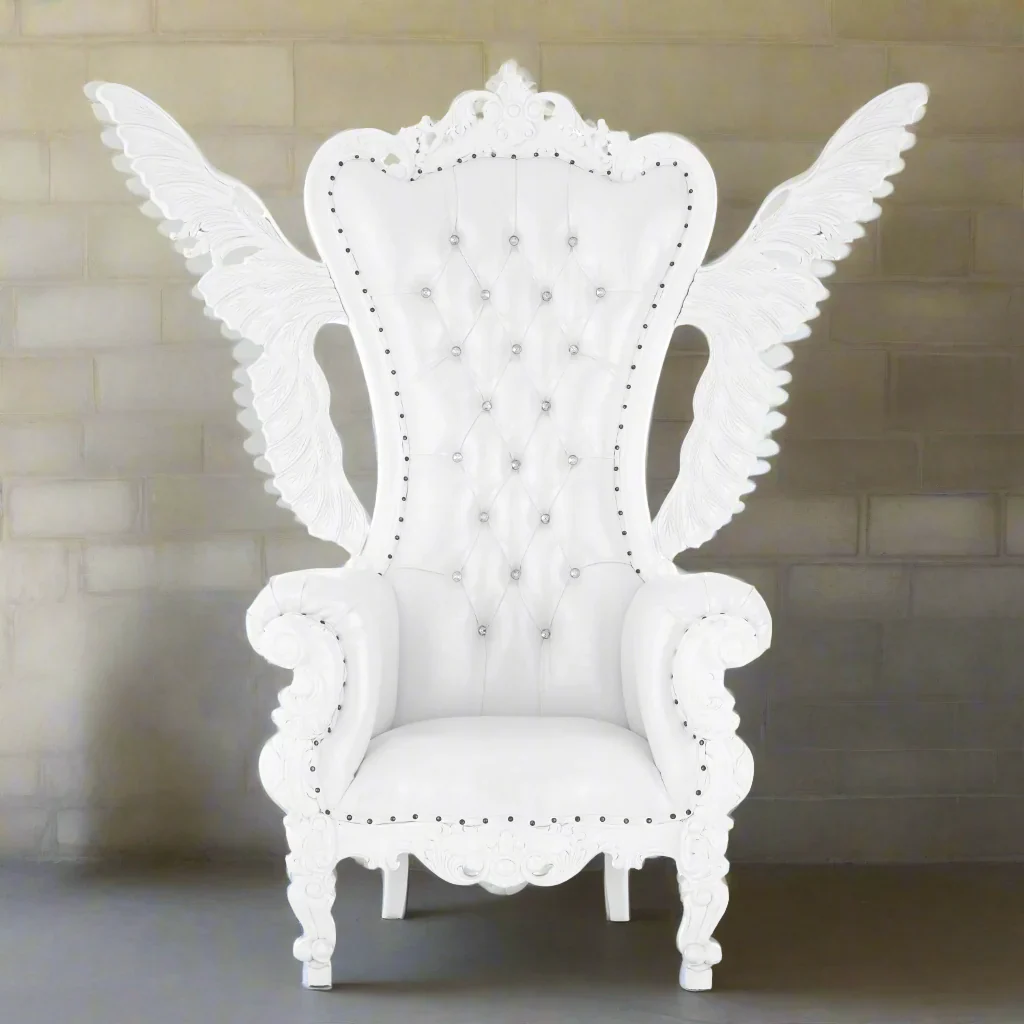 Chloe Throne Chair - Butterfly Wings - Image 9