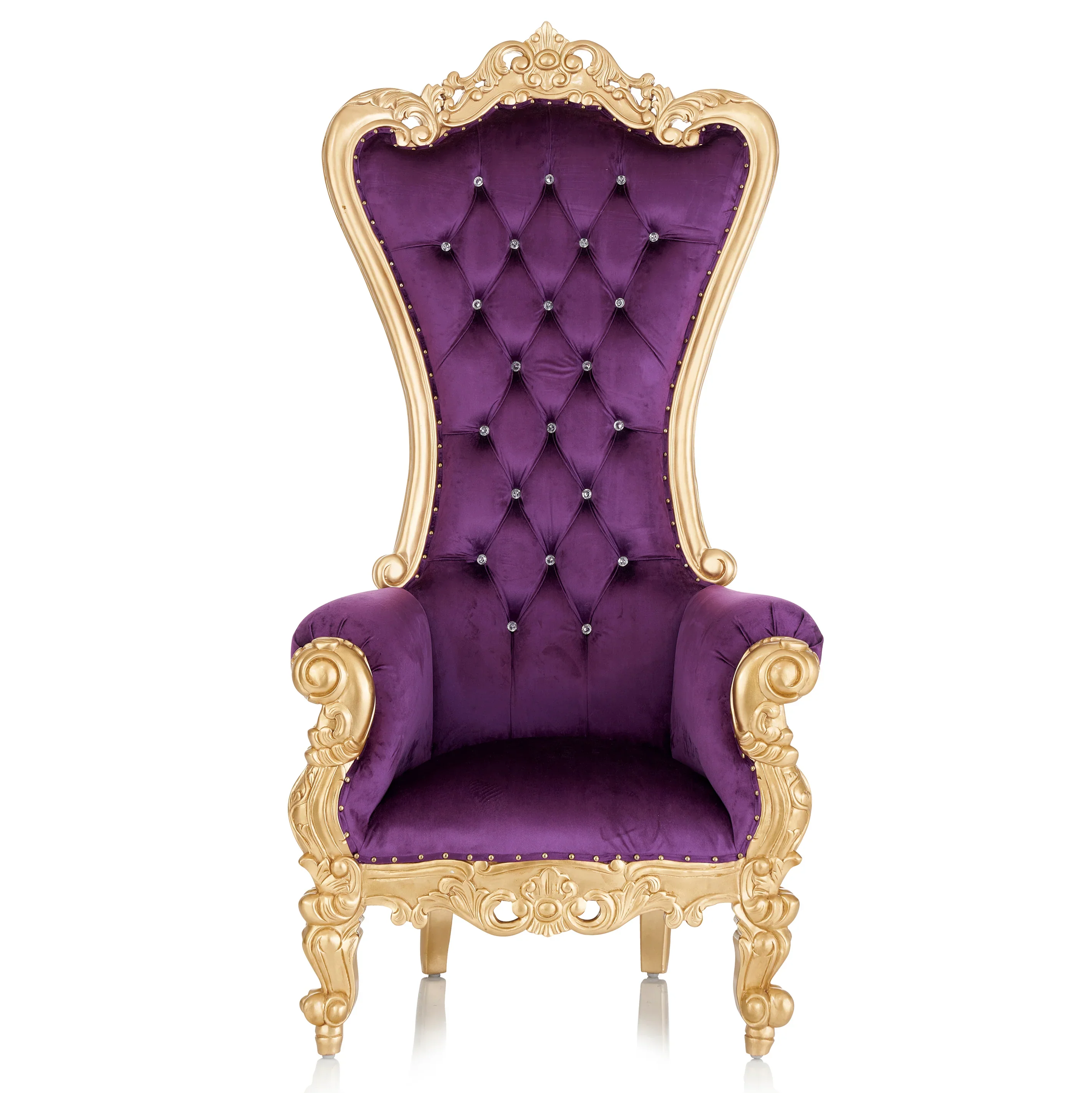 Chloe Throne Chair - Velvet - Image 33