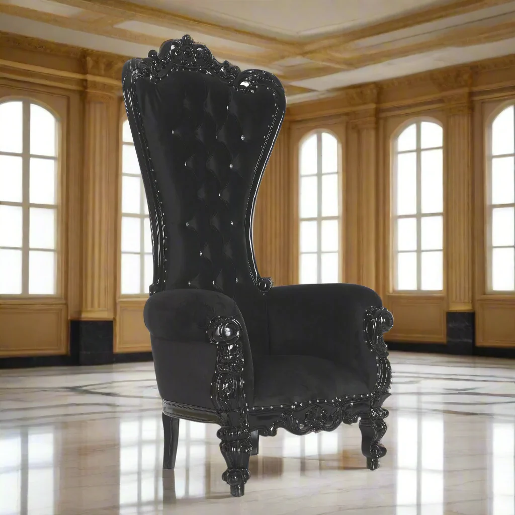 Chloe Throne Chair - Velvet - Image 54