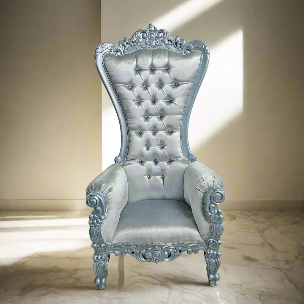 Chloe Throne Chair - Velvet - Image 56
