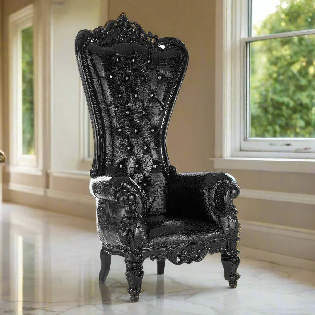 Chloe Throne Chair - Vinyl - Image 16