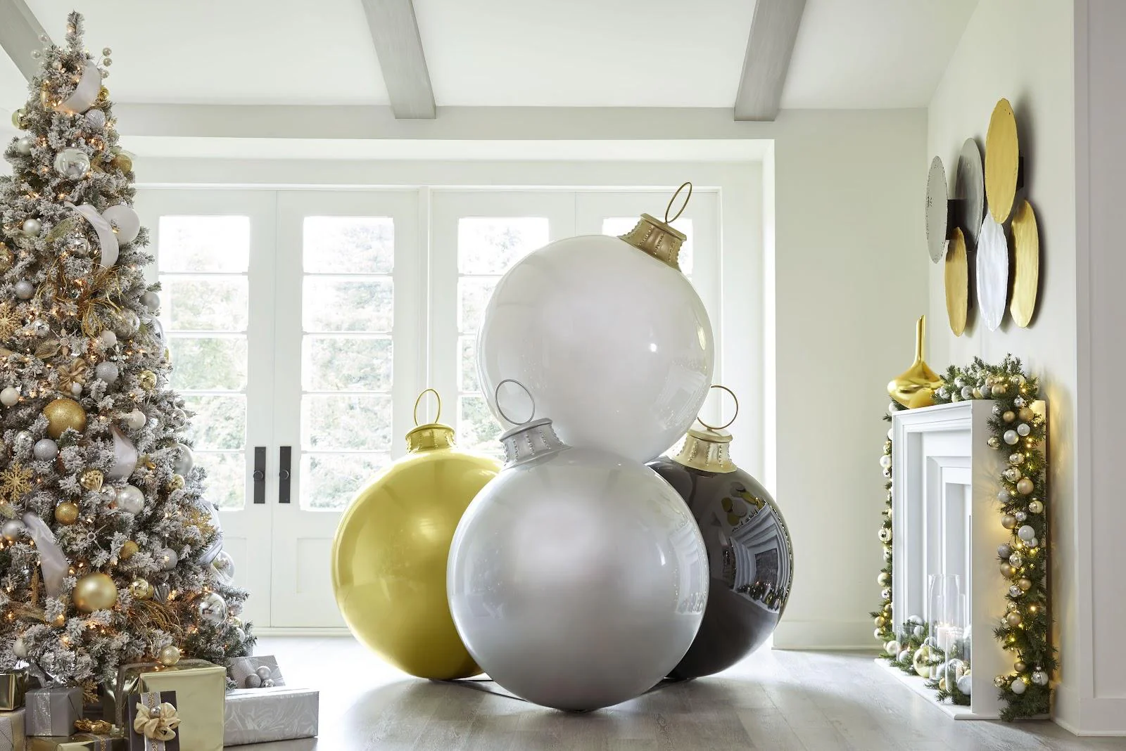 Christmas Ball Ornament, Black - Image 10
