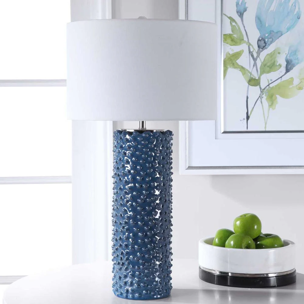 Ciji Table Lamp, Blue - Image 7