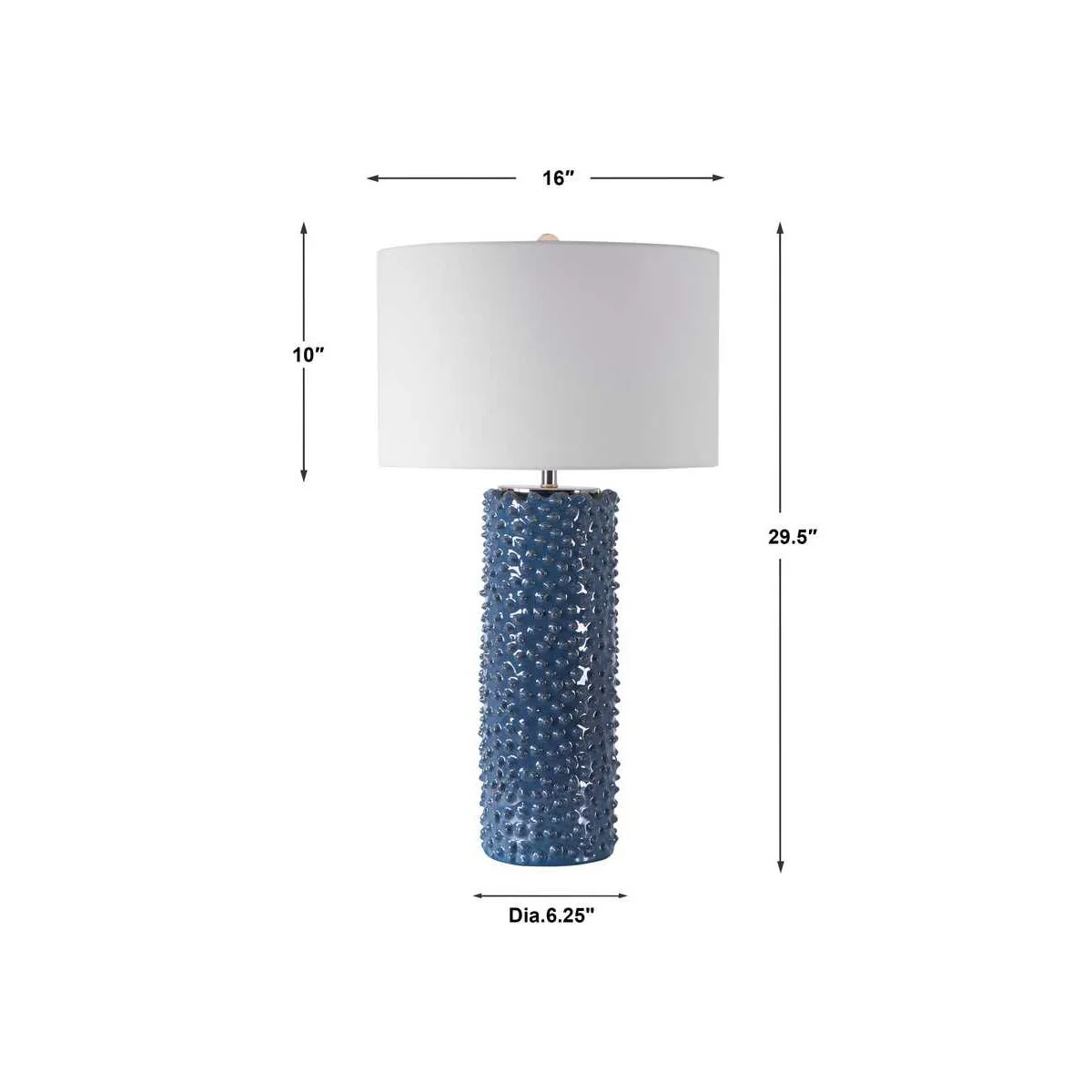 Ciji Table Lamp, Blue - Image 8