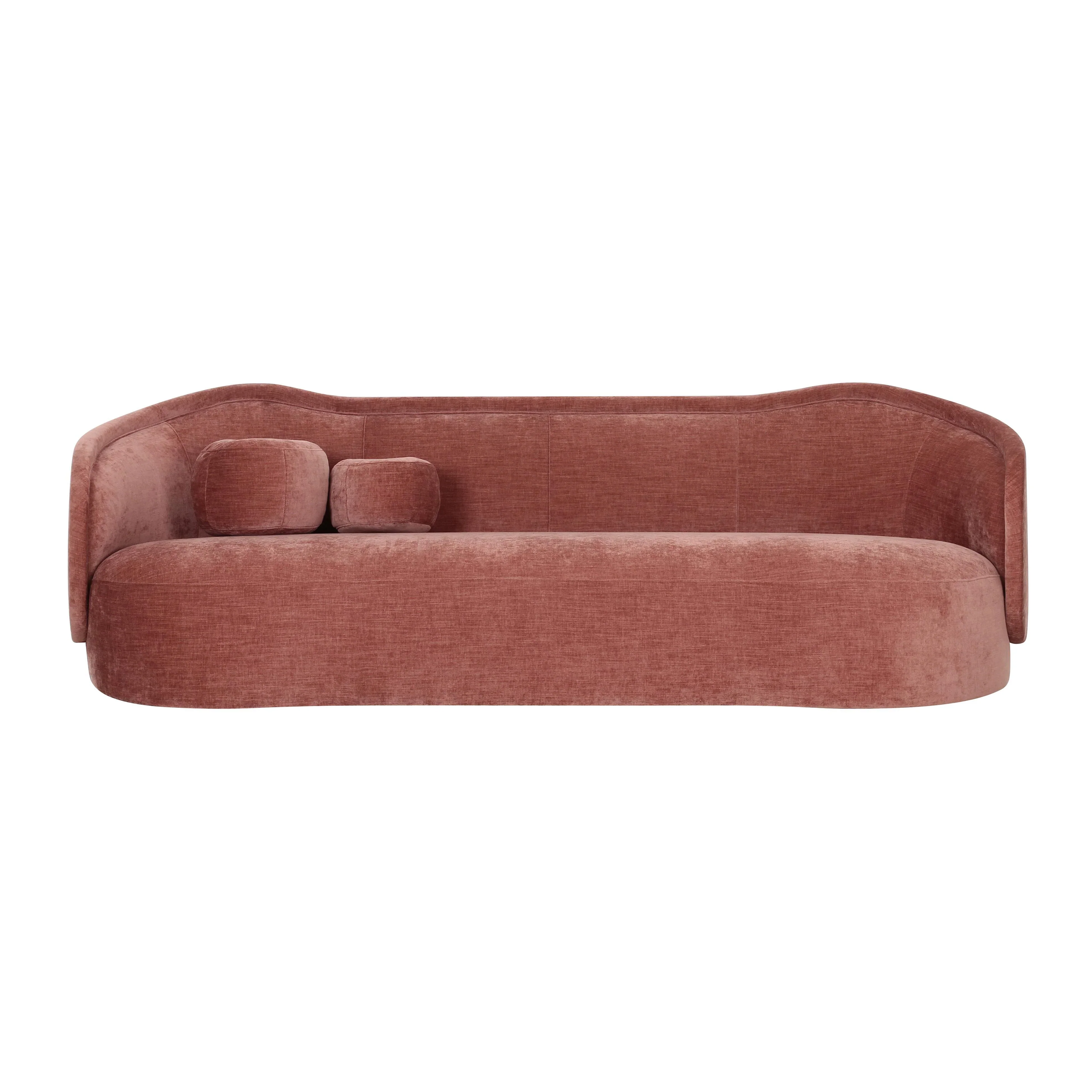 Circe 92.5" Performance Textured Velvet Sofa - Image 15