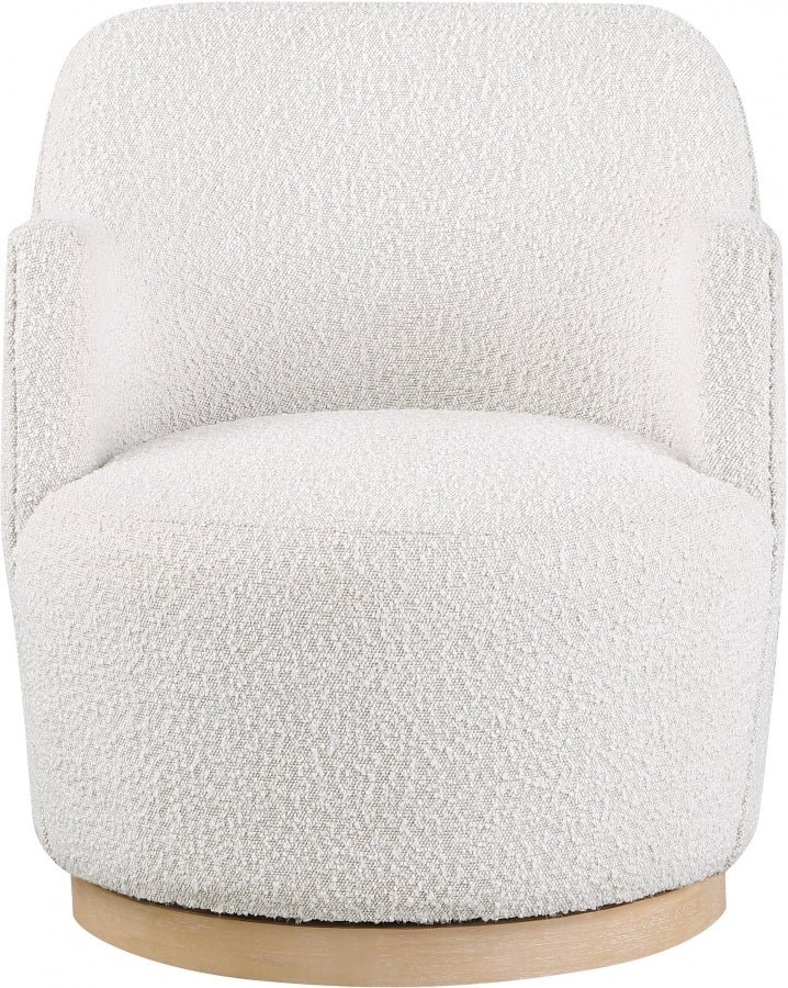 Clarita Boucle Fabric Upholstered Swivel Accent Chair - Image 13