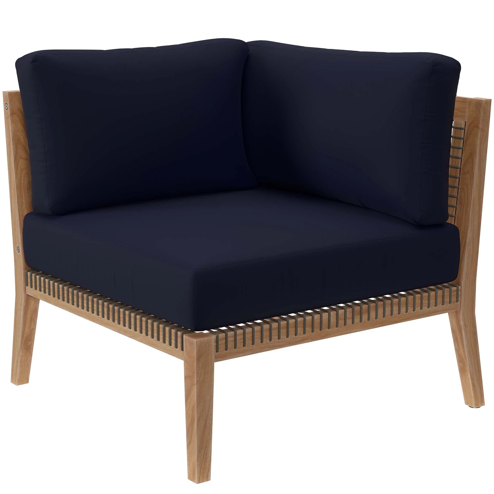 Clearwater Outdoor Patio Teak Wood Sofa - Image 27