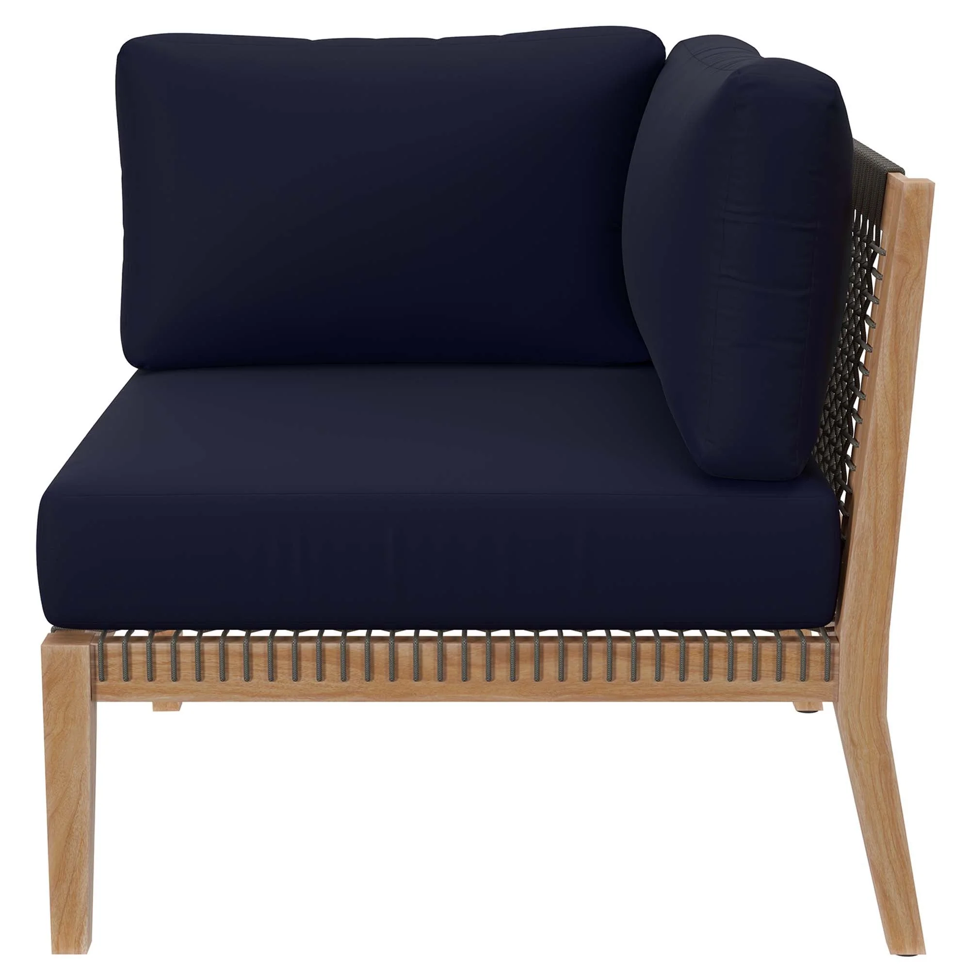 Clearwater Outdoor Patio Teak Wood Sofa - Image 28