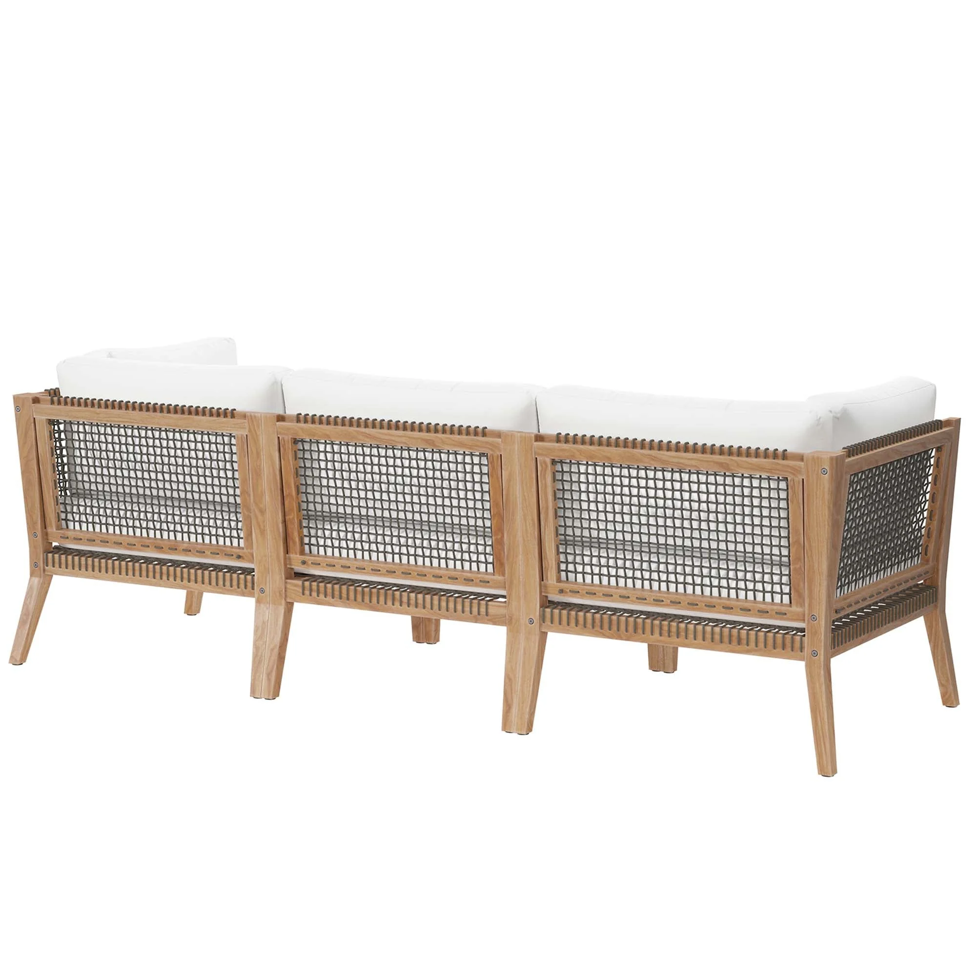 Clearwater Outdoor Patio Teak Wood Sofa - Image 37