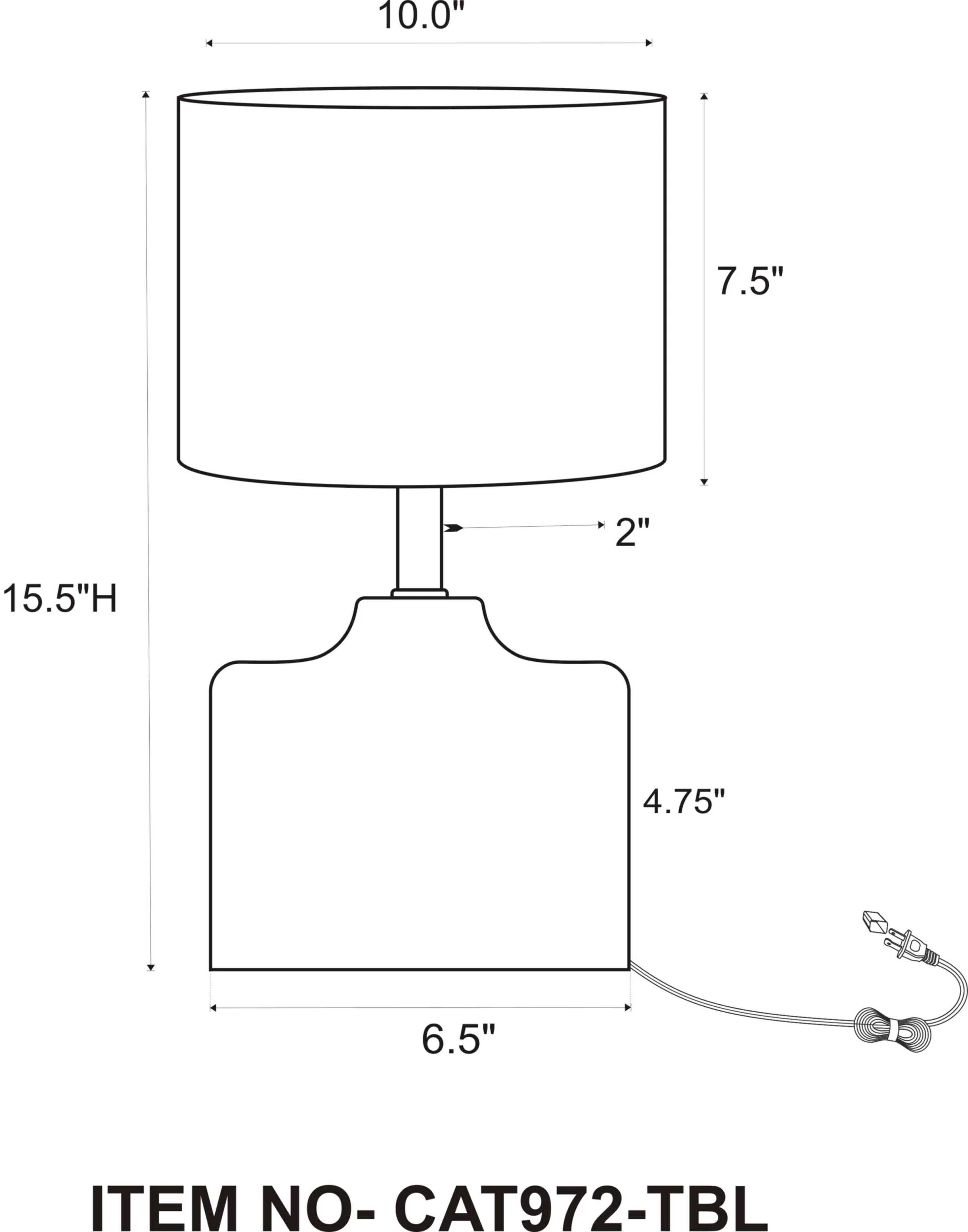Coast Accent Table Lamp - Image 8
