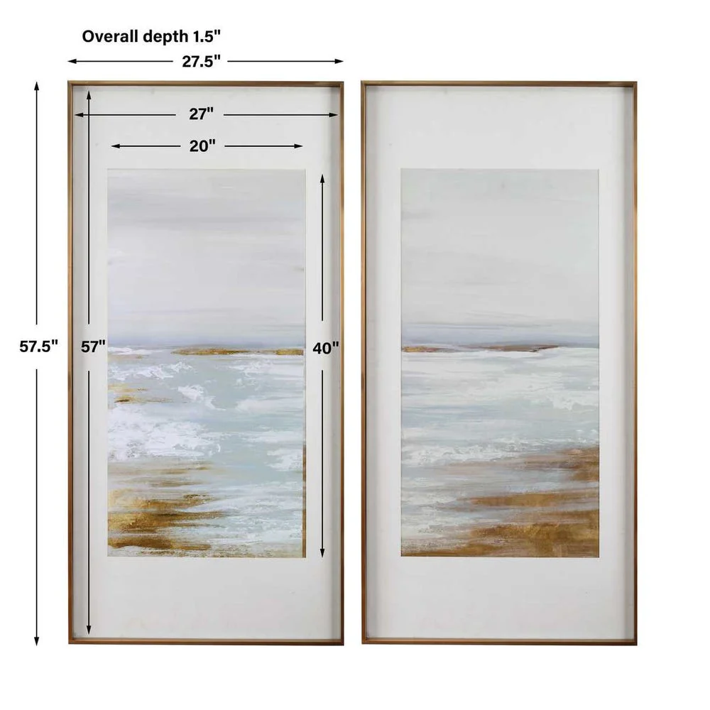 Coastline Framed Prints, S/2 - Image 6