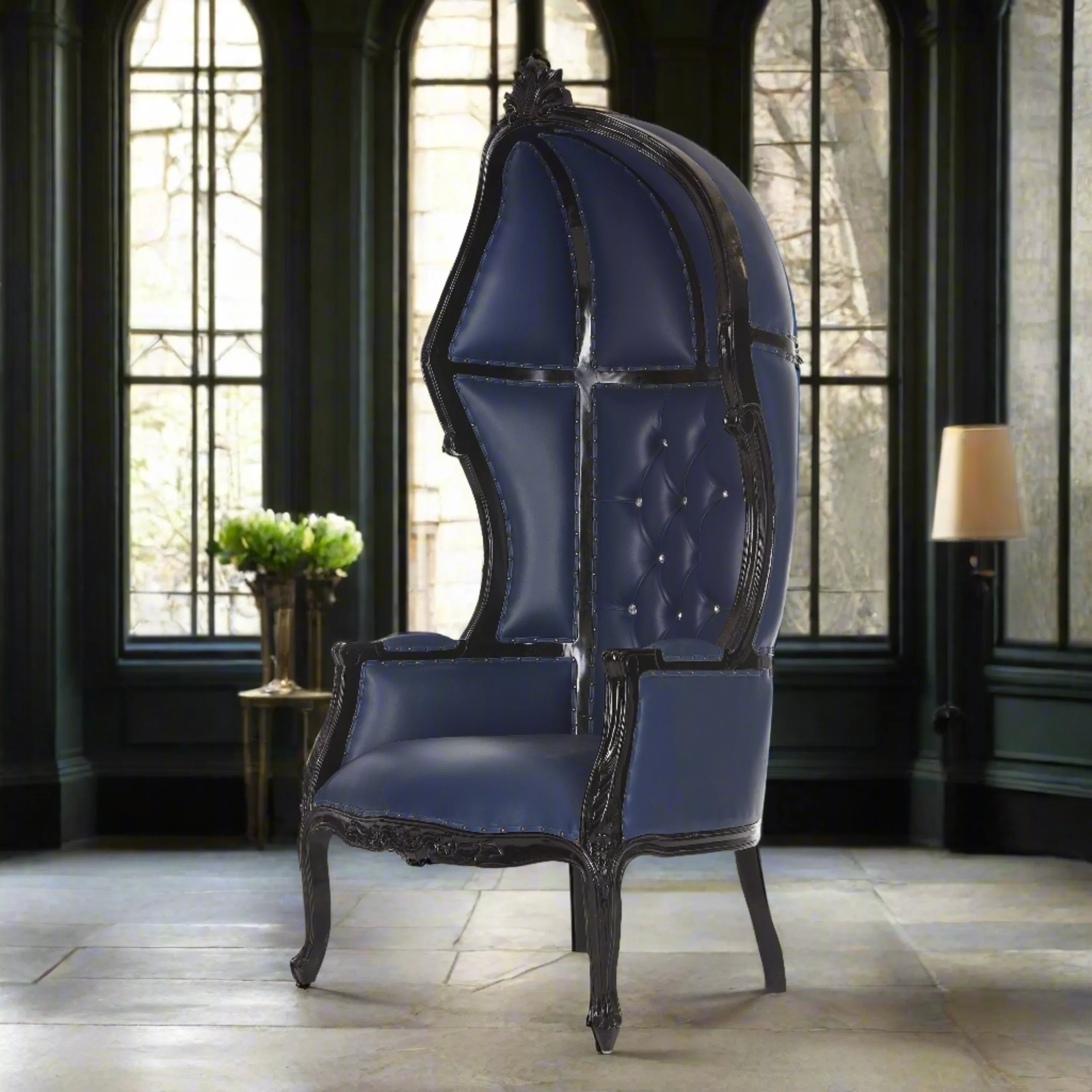 Cobra Hooded Canopy Throne Chair - Image 3
