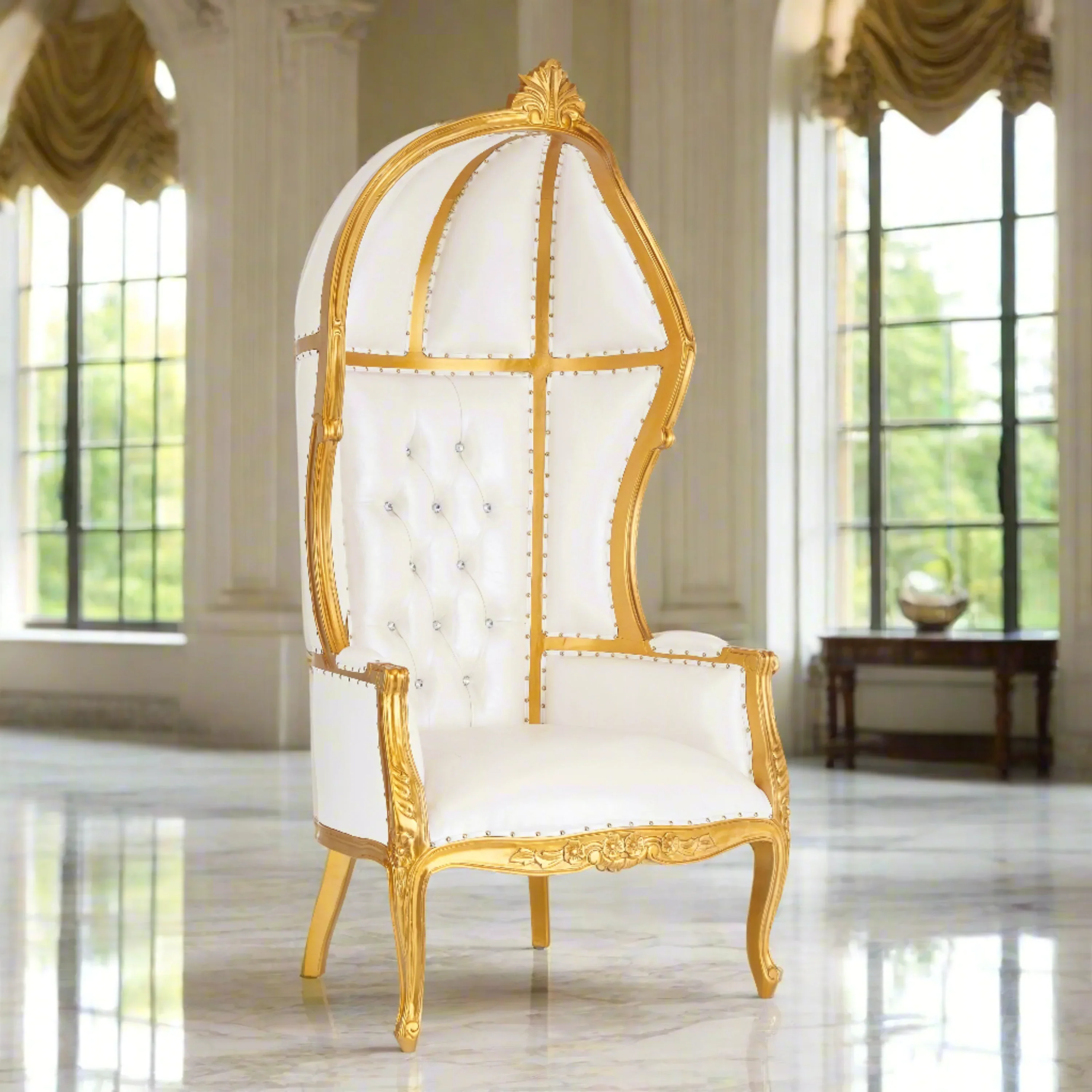 Cobra Hooded Canopy Throne Chair - Image 5