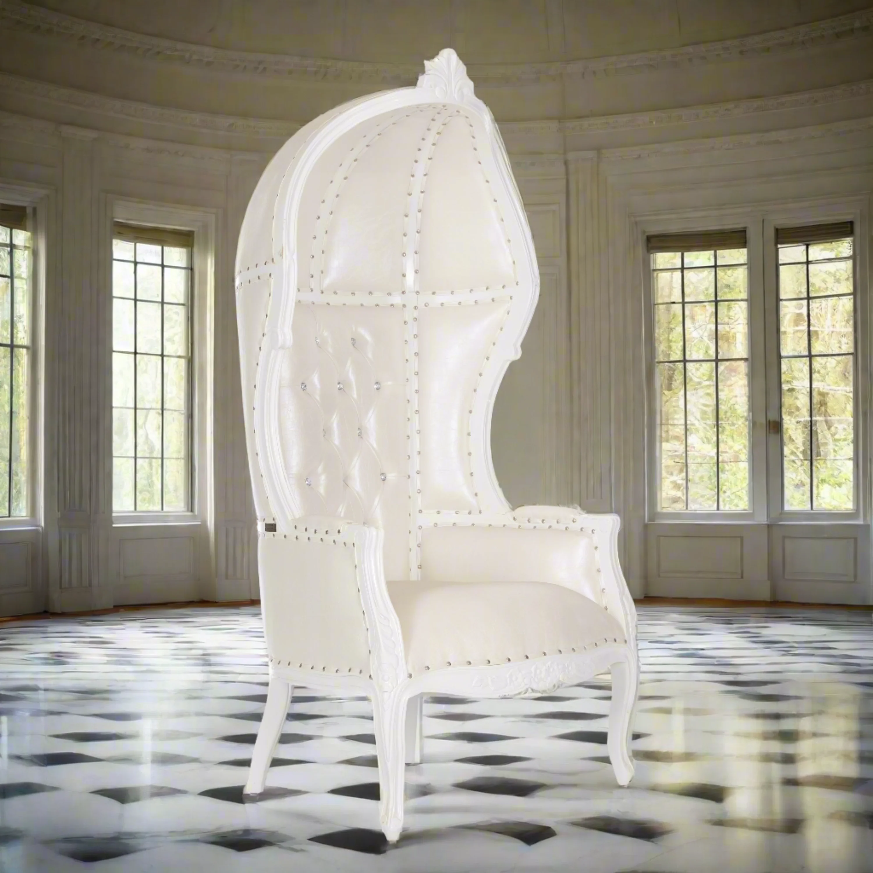 Cobra Hooded Canopy Throne Chair - Image 8