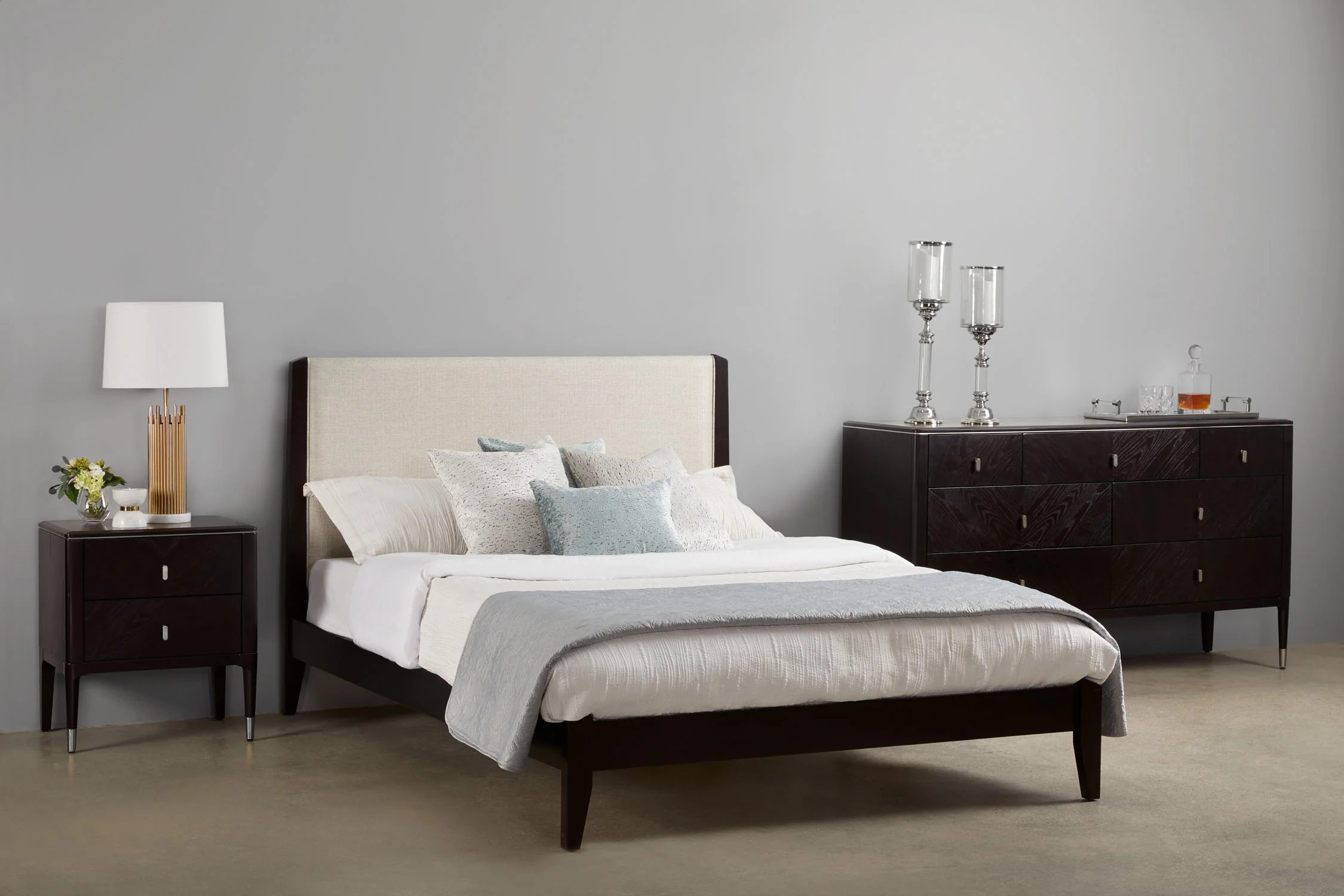 Colette Nightstand: Silver - Image 2
