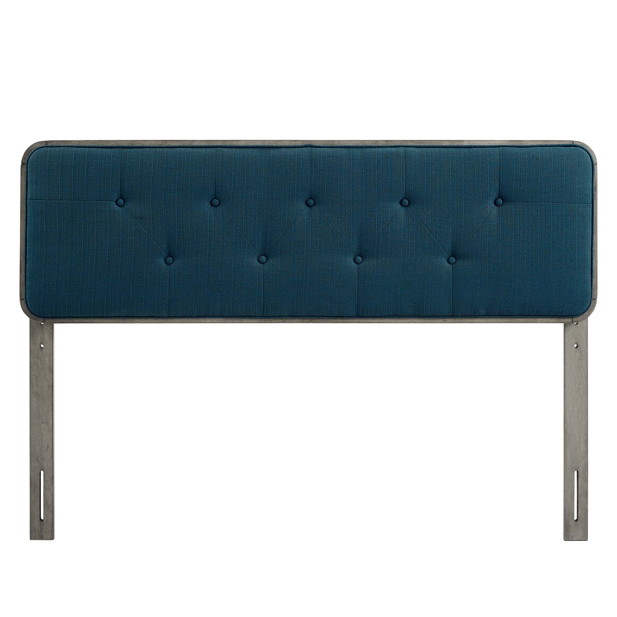 Collins Tufted Fabric and Wood Headboard - Image 11