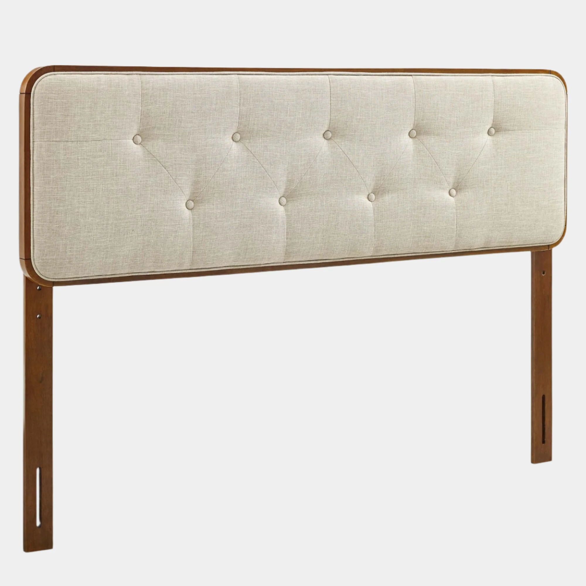 Collins Tufted Fabric and Wood Headboard - Image 16