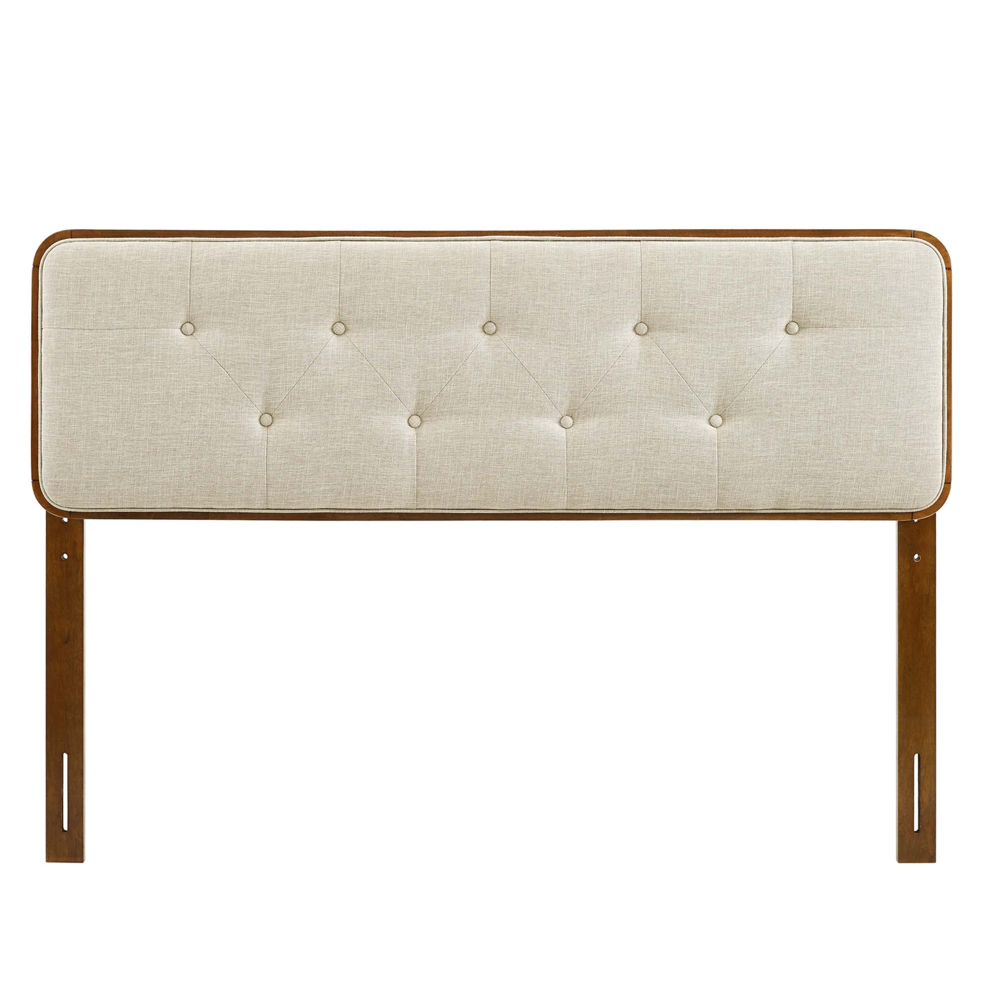 Collins Tufted Fabric and Wood Headboard - Image 19