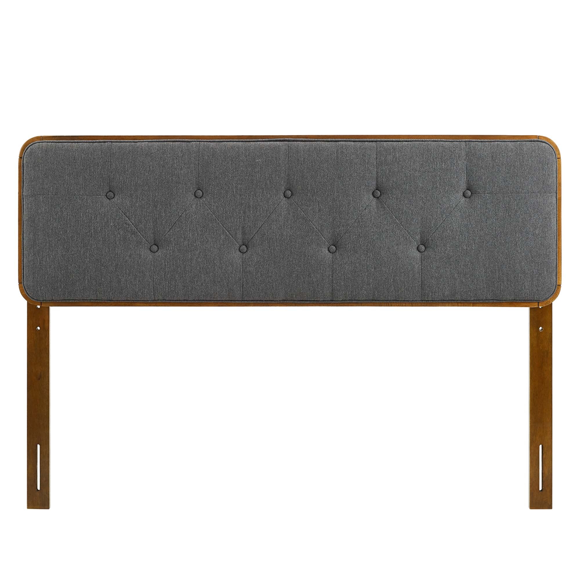 Collins Tufted Fabric and Wood Headboard - Image 26