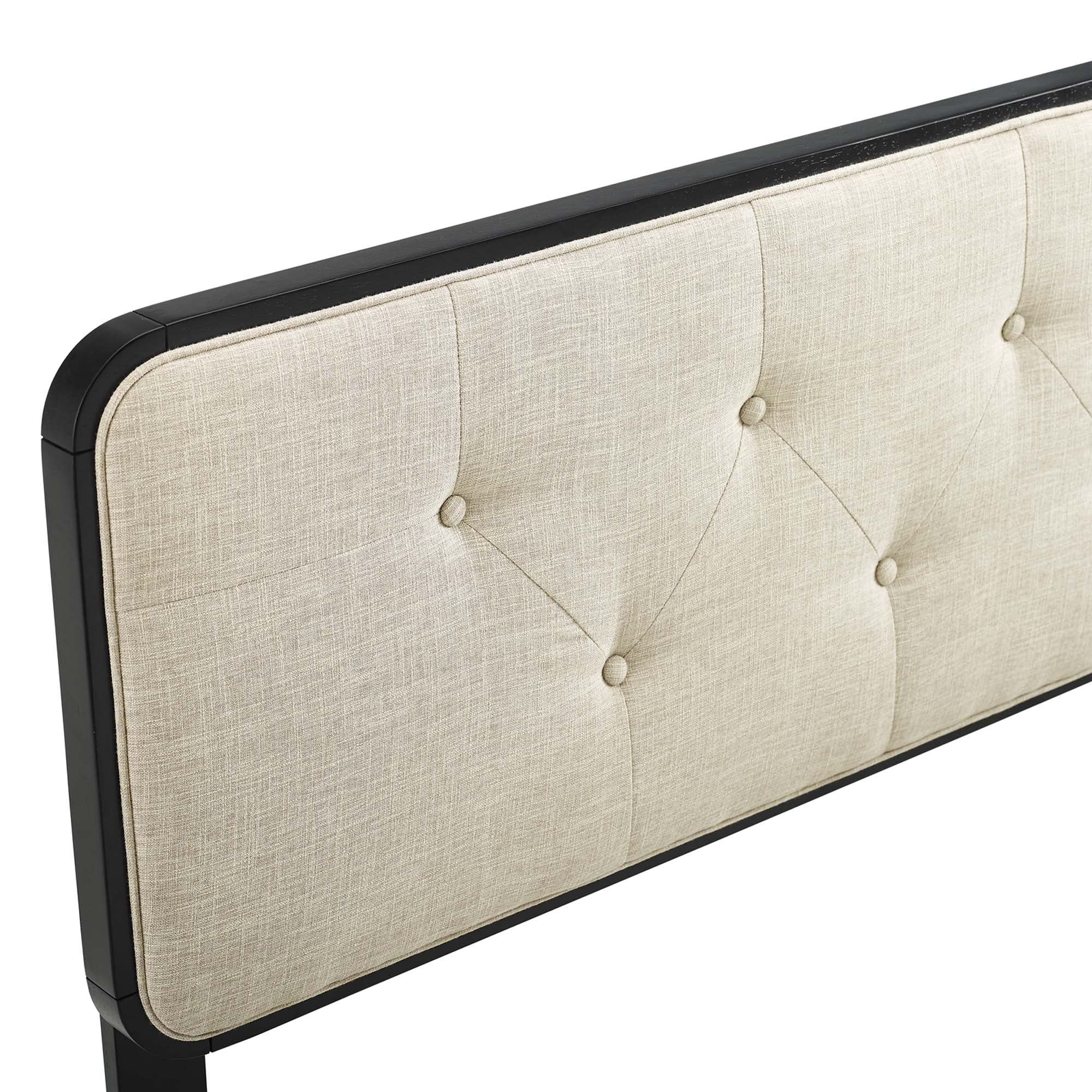 Collins Tufted Fabric and Wood Headboard - Image 35