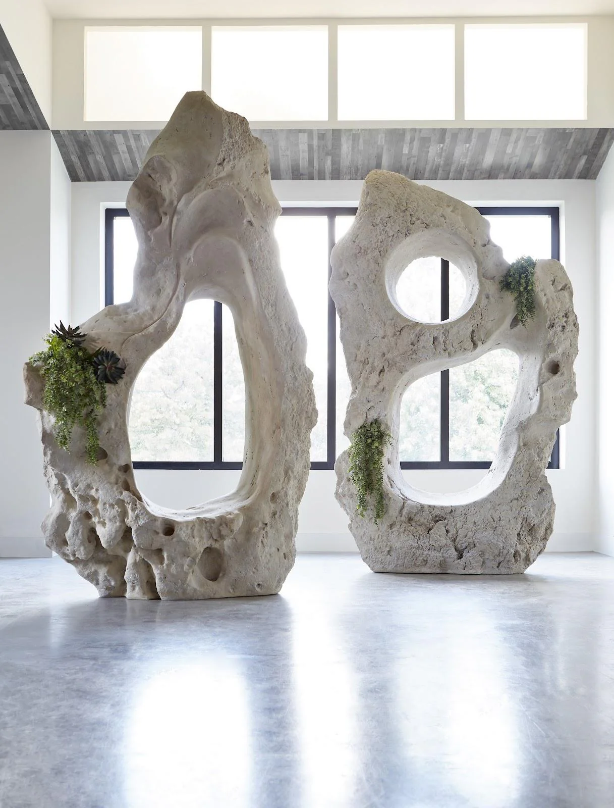 Colossal Cast Stone Sculpture, Double Hole, Roman Stone - Image 7