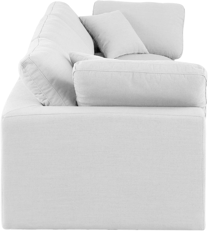 Comfy Linen Textured Fabric Sofa - Image 35