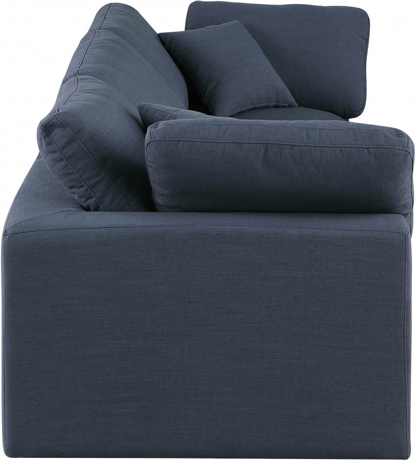Comfy Linen Textured Fabric Sofa - Image 45