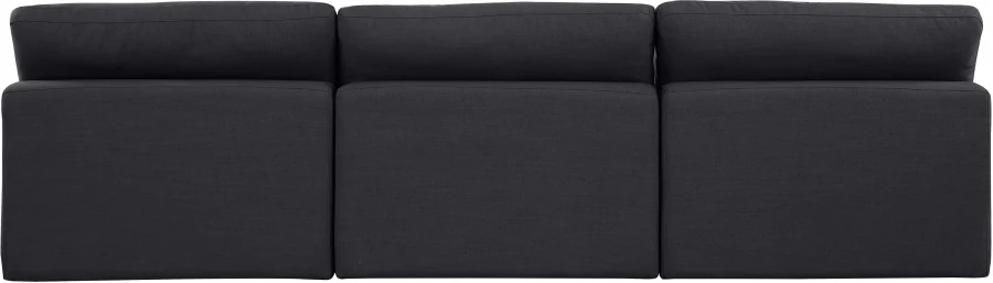 Comfy Linen Textured Fabric Sofa - Image 13