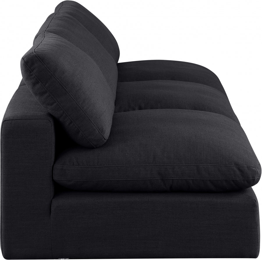 Comfy Linen Textured Fabric Sofa - Image 15