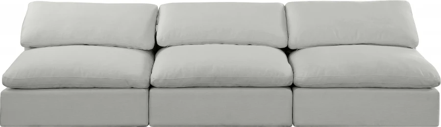 Comfy Linen Textured Fabric Sofa - Image 23