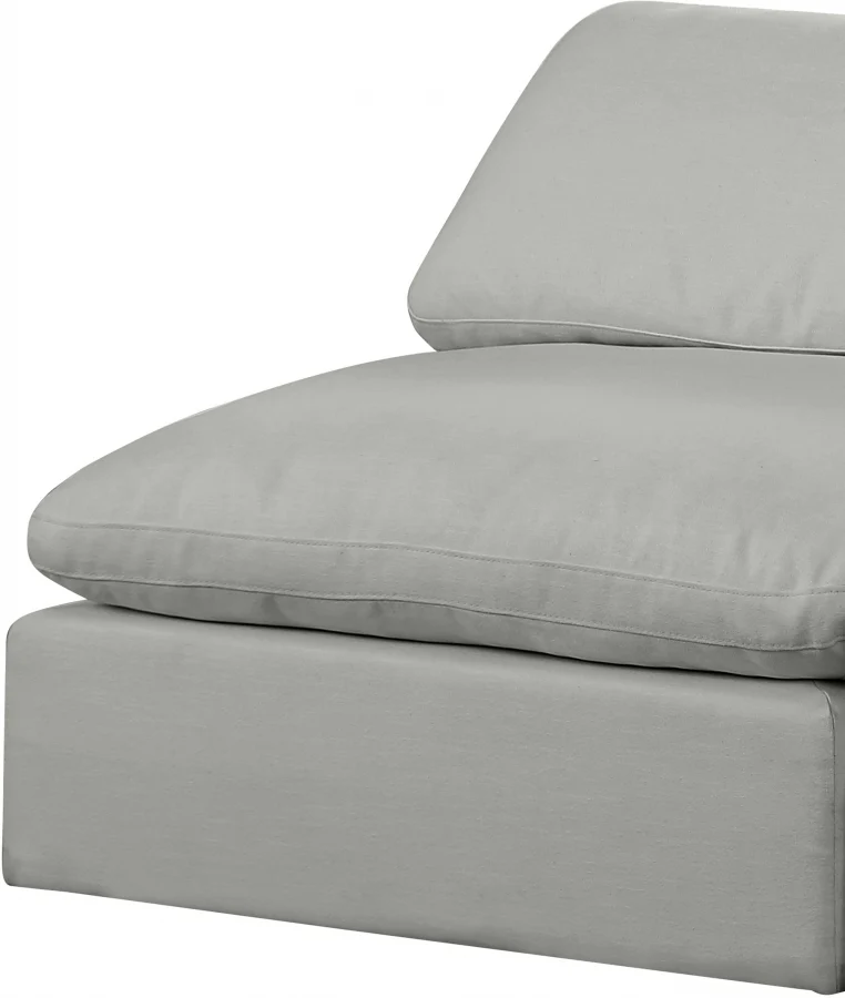 Comfy Linen Textured Fabric Sofa - Image 26