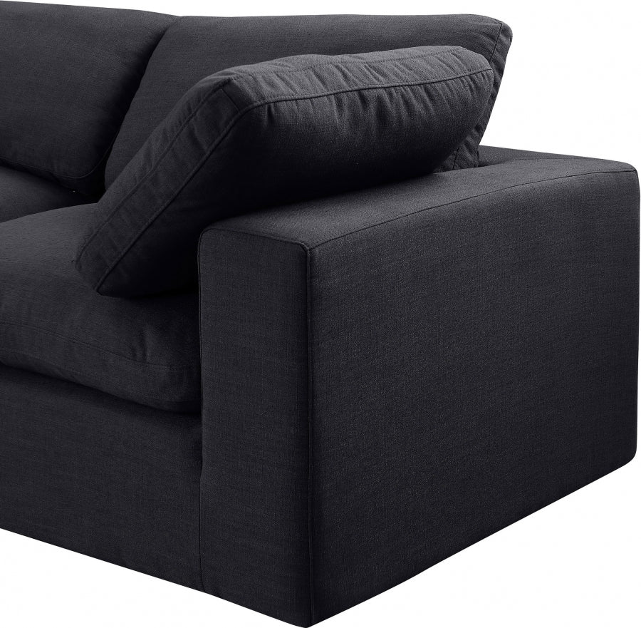 Comfy Linen Textured Fabric Sofa - Image 16