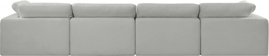 Comfy Linen Textured Fabric Sofa - Image 22