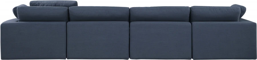 Comfy Linen Textured Fabric Sofa - Image 3