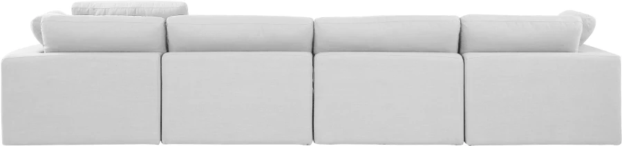 Comfy Linen Textured Fabric Sofa - Image 42