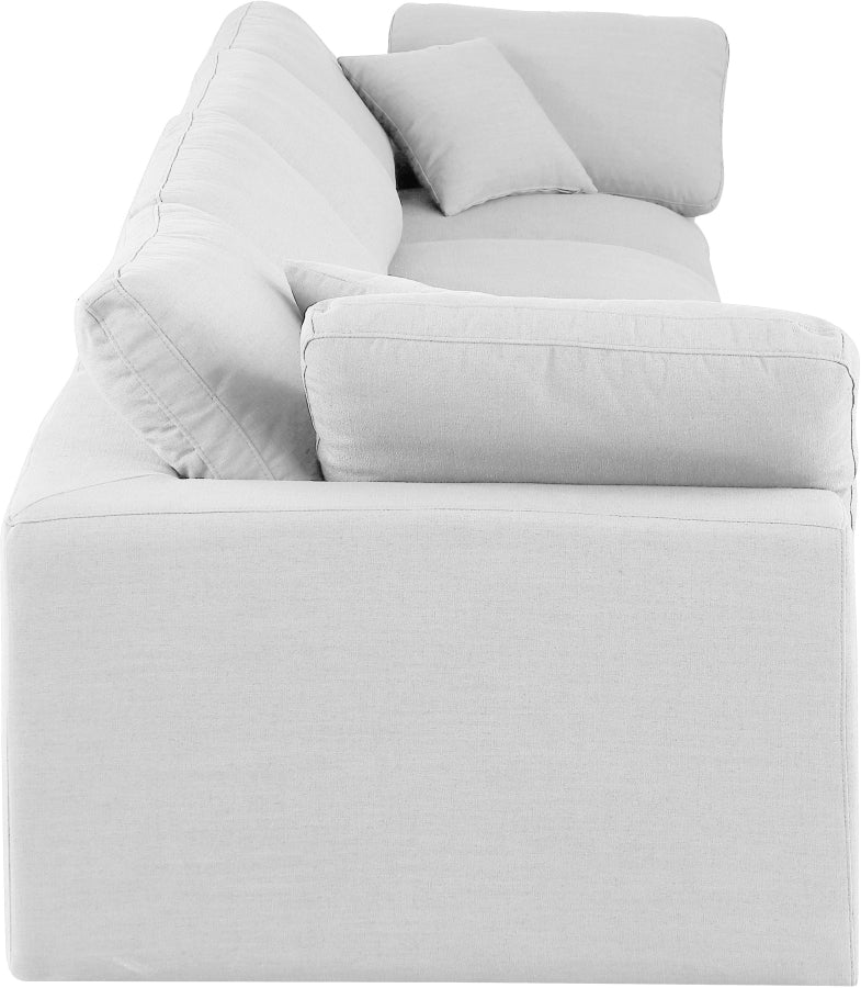 Comfy Linen Textured Fabric Sofa - Image 44