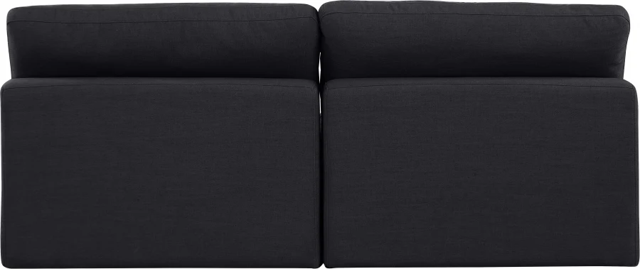 Comfy Linen Textured Fabric Sofa - Image 13