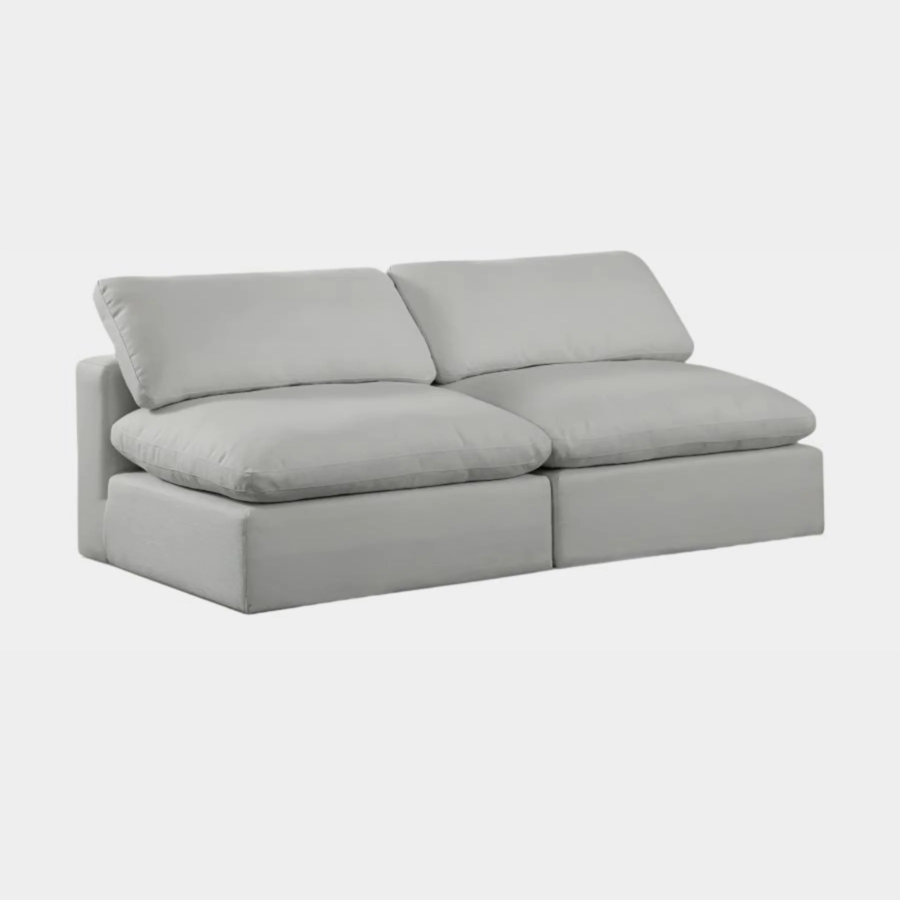 Comfy Linen Textured Fabric Sofa - Image 21