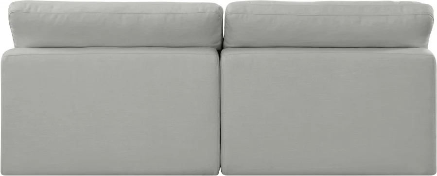 Comfy Linen Textured Fabric Sofa - Image 23