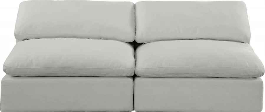 Comfy Linen Textured Fabric Sofa - Image 24