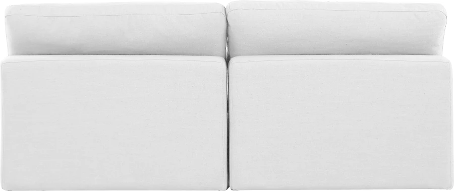 Comfy Linen Textured Fabric Sofa - Image 3