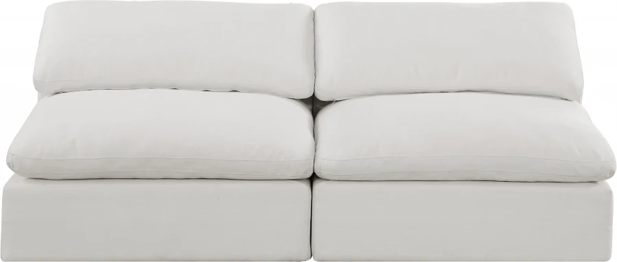 Comfy Linen Textured Fabric Sofa - Image 34