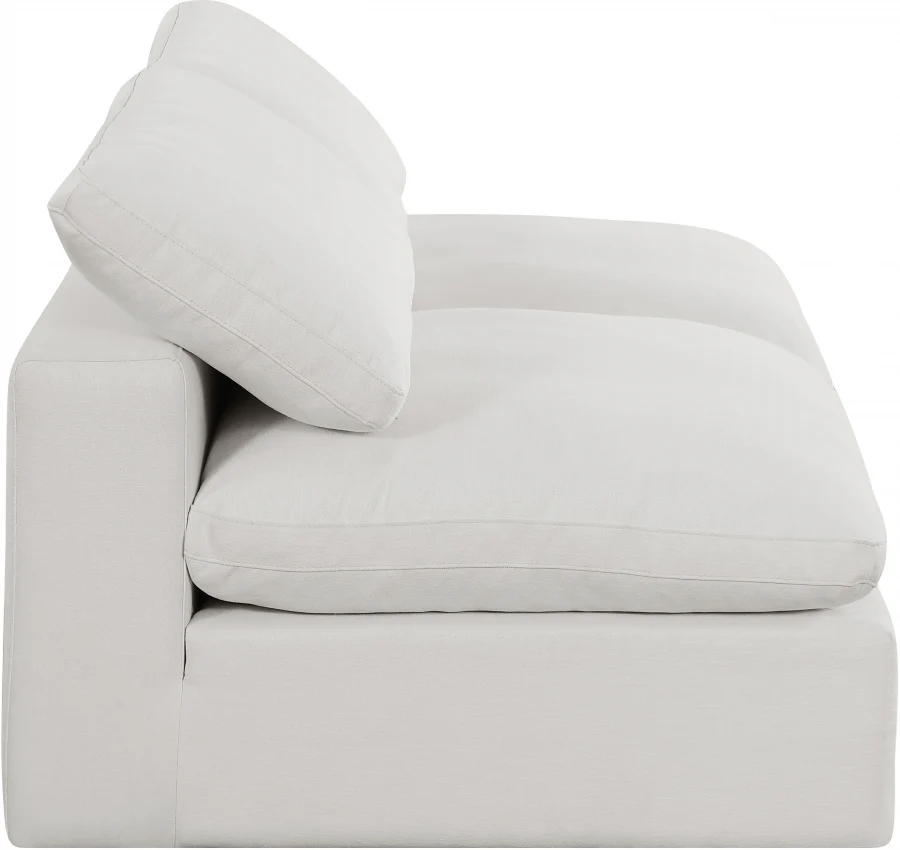 Comfy Linen Textured Fabric Sofa - Image 35