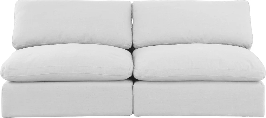 Comfy Linen Textured Fabric Sofa - Image 4